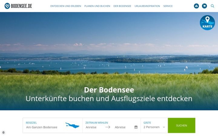 Screenshot of bodensee.de