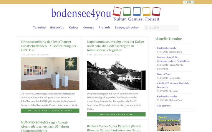Screenshot of bodensee4you.at