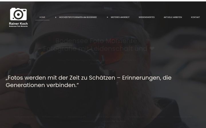 Screenshot of bodenseefotomomente.com