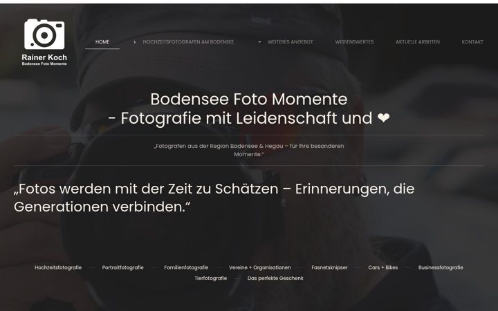 Screenshot of bodenseefotomomente.de