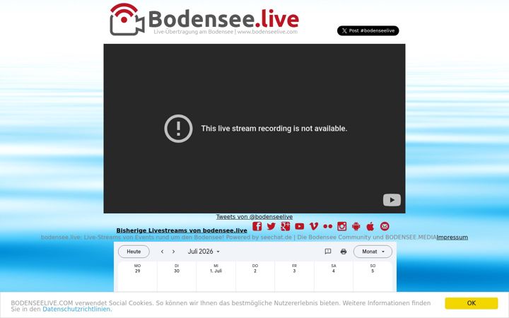 Screenshot of bodenseelive.com