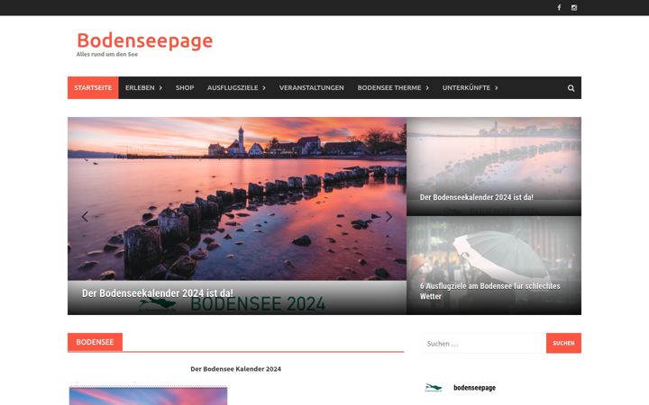 Screenshot του bodenseepage.de