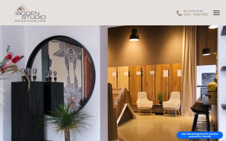 Screenshot of bodenstudio-regensburg.de