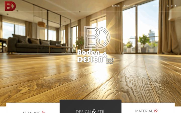 Screenshot του bodenunddesign.de