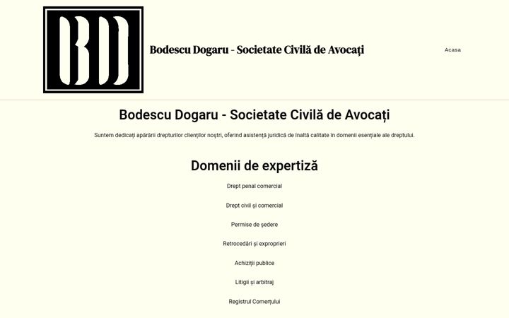 Screenshot του bodescudogaru.ro