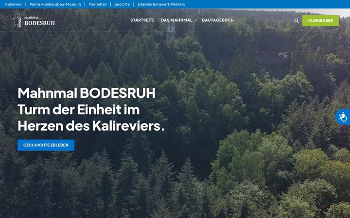 Screenshot of bodesruh.de