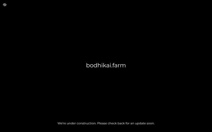 Screenshot του bodhikai.farm