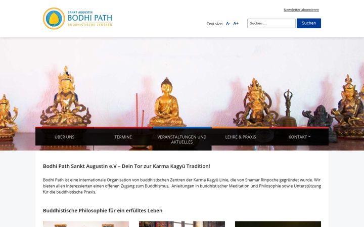 Screenshot of bodhipath-sankt-augustin.de