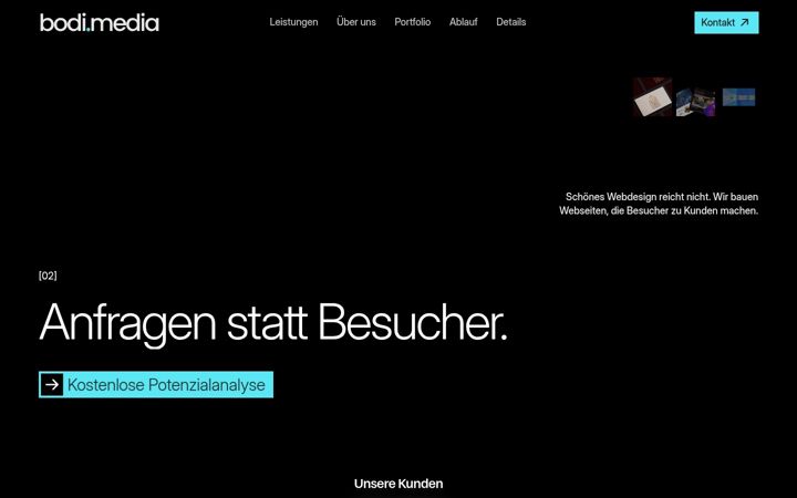 Screenshot of bodi.media
