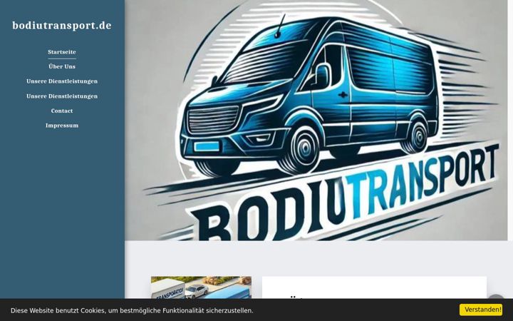 Screenshot of bodiutransport.de
