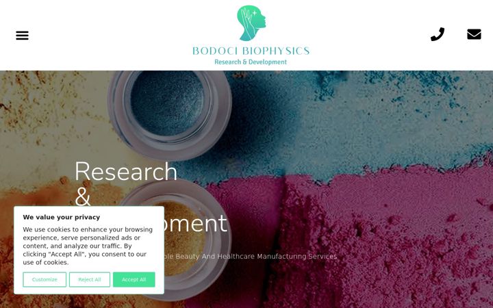 Screenshot of bodocibiophysics.com