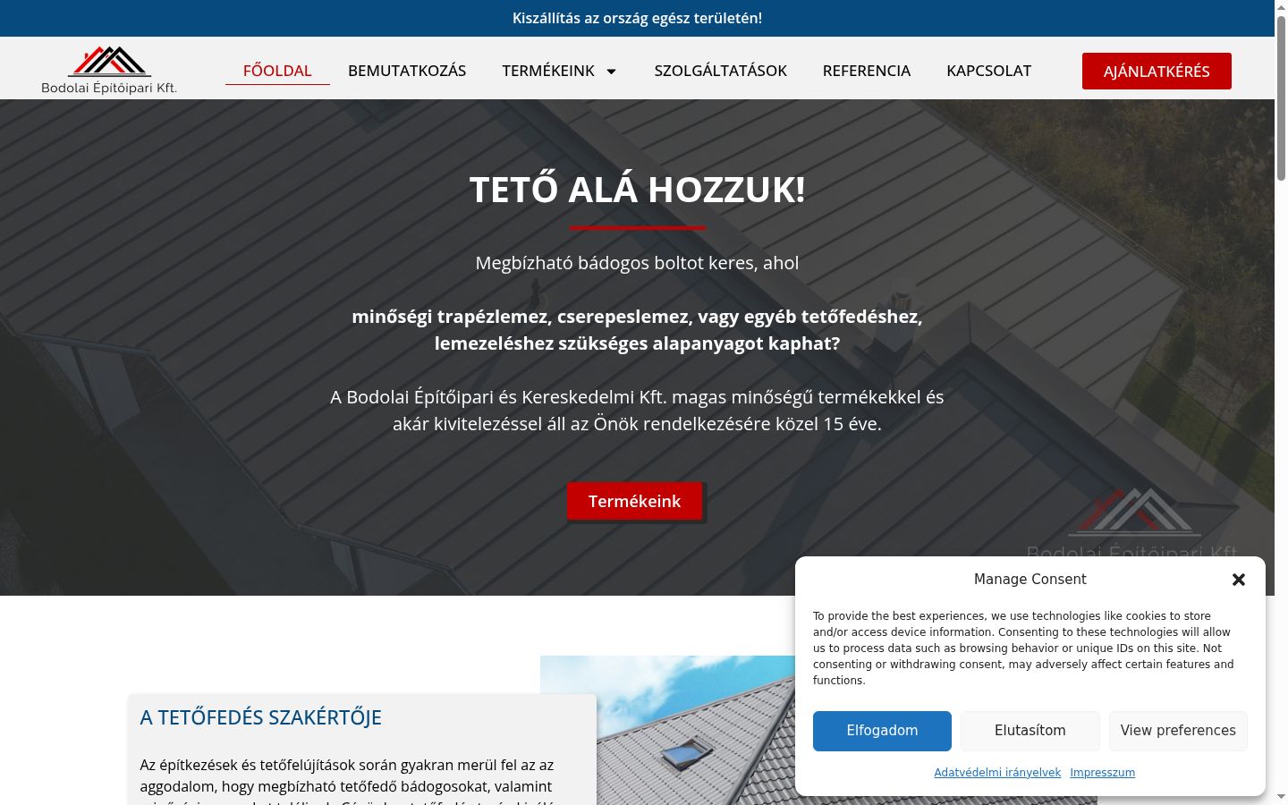 Screenshot tal-banner tal-kunsens muri qabel kwalunkwe interazzjoni