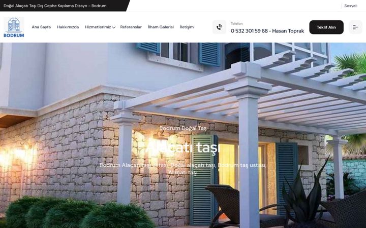 Screenshot of bodrumdogaltas.com