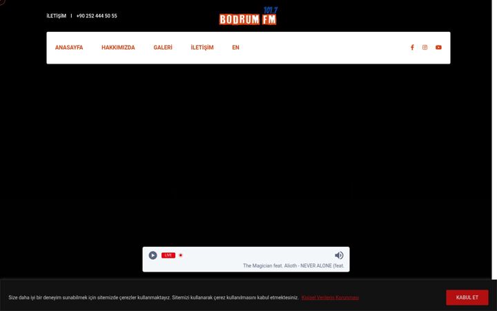 Posnetek zaslona bodrumfm.org