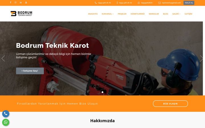 Screenshot of bodrumteknikkarot.com.tr