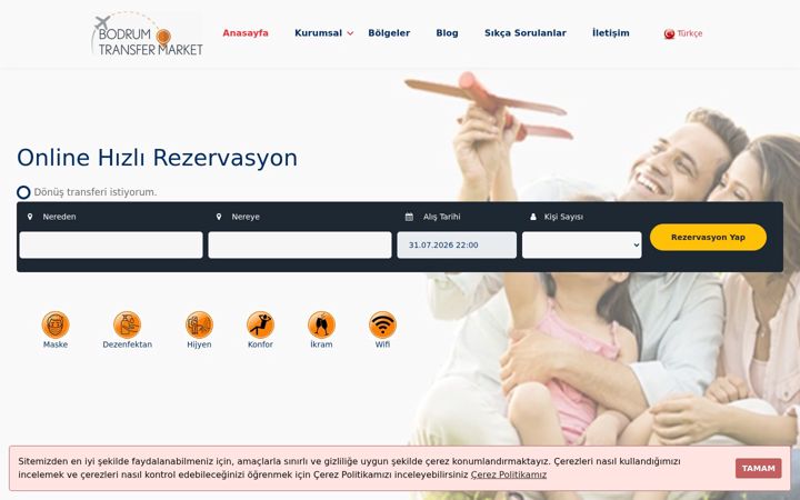 Screenshot of bodrumtransfermarket.com