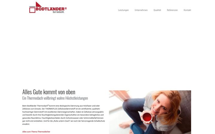 Captură de ecran a bodtlaender-gmbh.de
