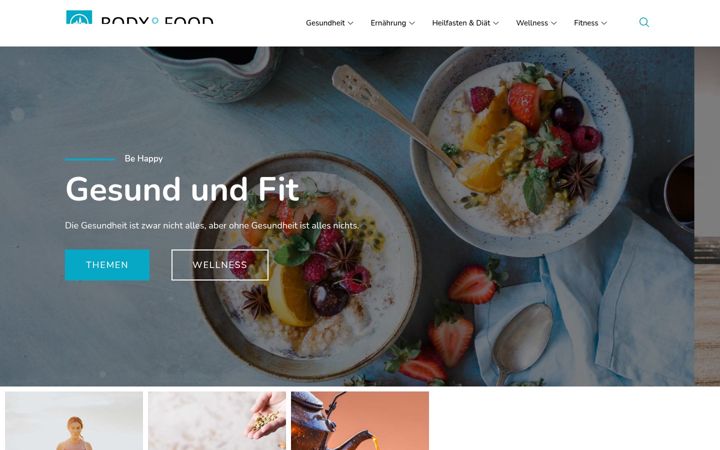 Screenshot of body-and-food.de
