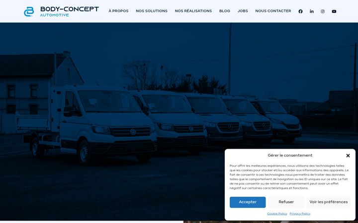 Ekraanipilt saidist body-concept.be
