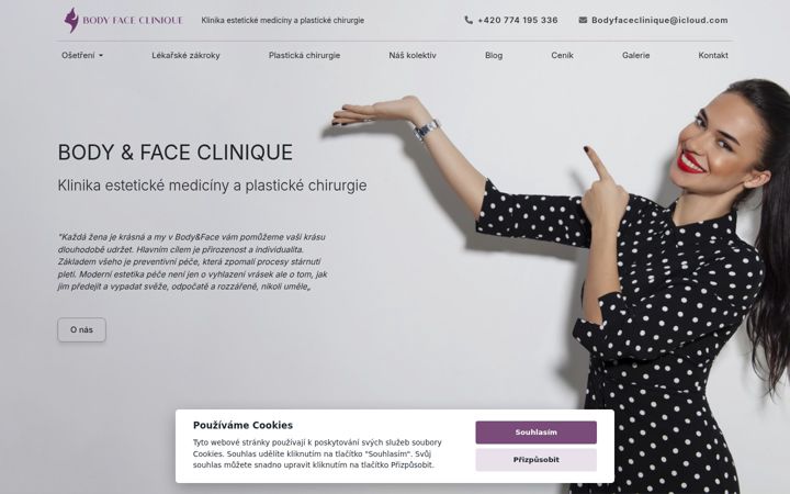 Screenshot of body-face.cz
