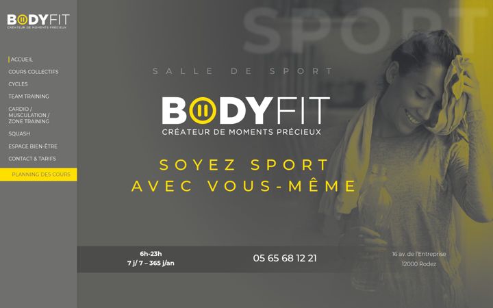 Screenshot of body-fit.fr