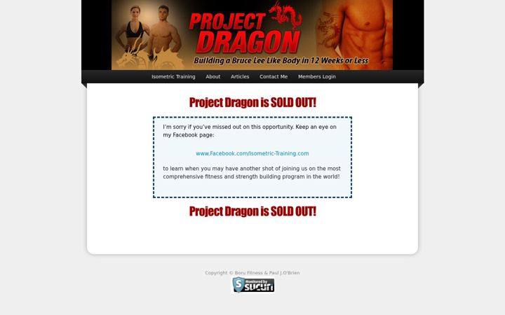 Screenshot of body-of-the-dragon.com