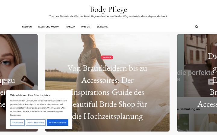 Screenshot von body-pflege.de