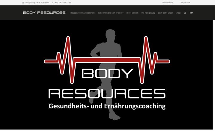 Screenshot of body-resources.com