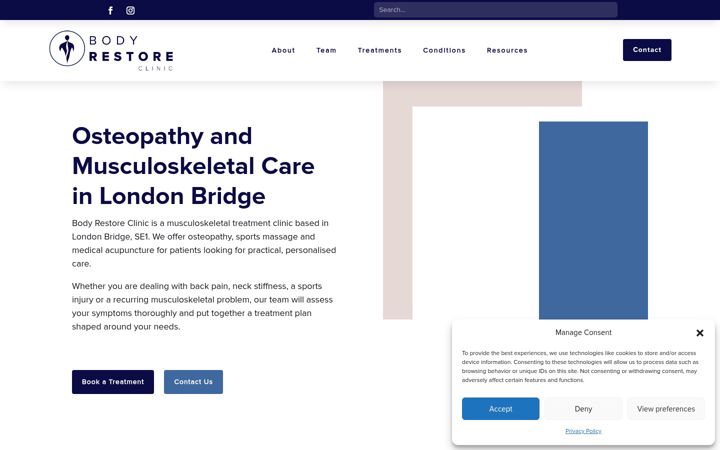 Screenshot of body-restore.co.uk