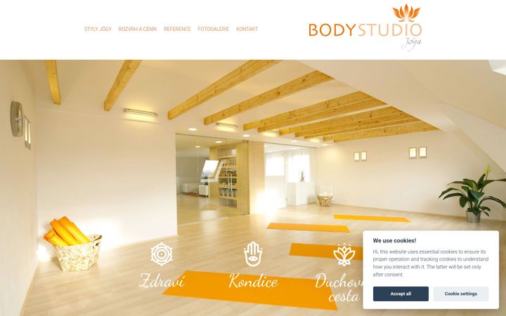Screenshot of body-studio.cz