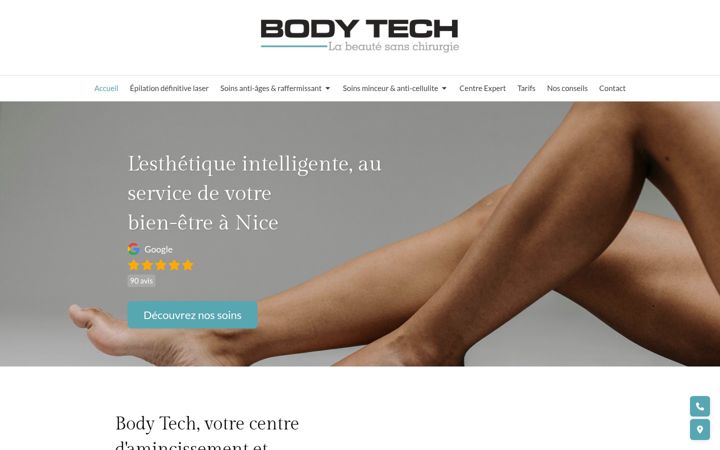 Screenshot of body-tech.fr