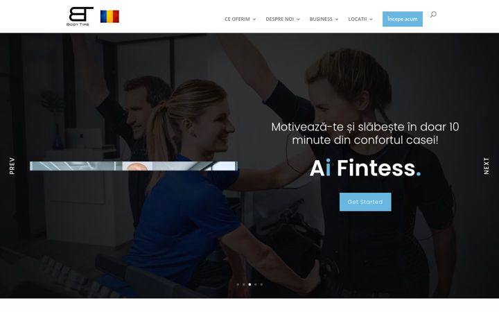 Screenshot of body-time.ro