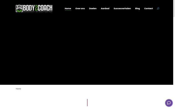 Screenshot of body2coach.nl