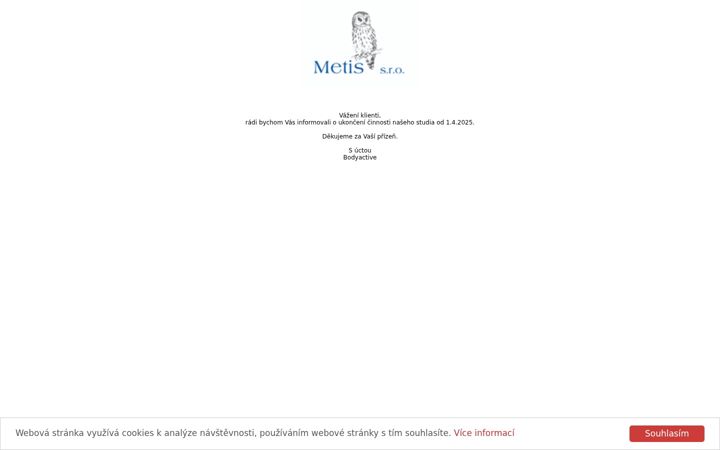 Screenshot of bodyactive.cz