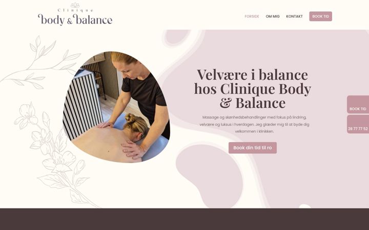 Screenshot of bodyandbalance.dk