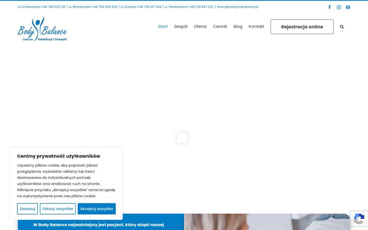 Screenshot di bodyandbalance.pl
