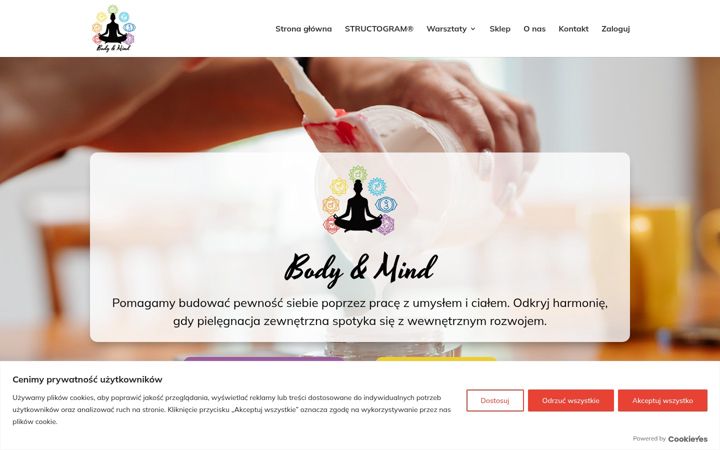 Captura de pantalla de bodyandmind.com.pl