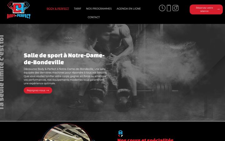 Screenshot of bodyandperfect.fr
