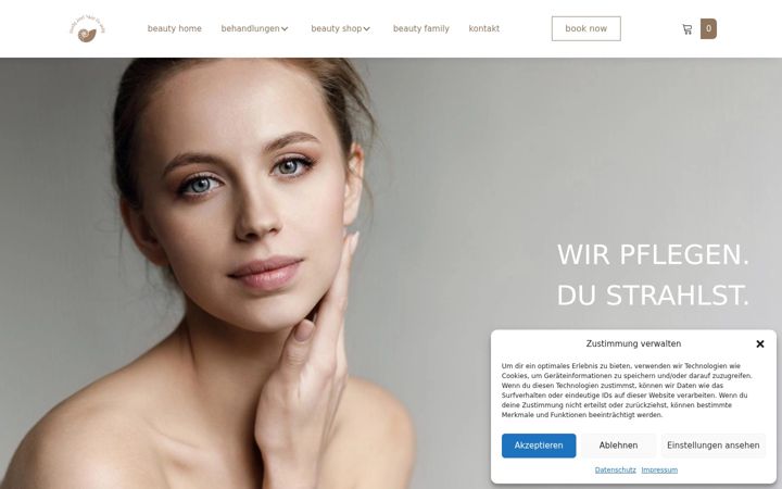 Screenshot of bodyandskinbeauty.at