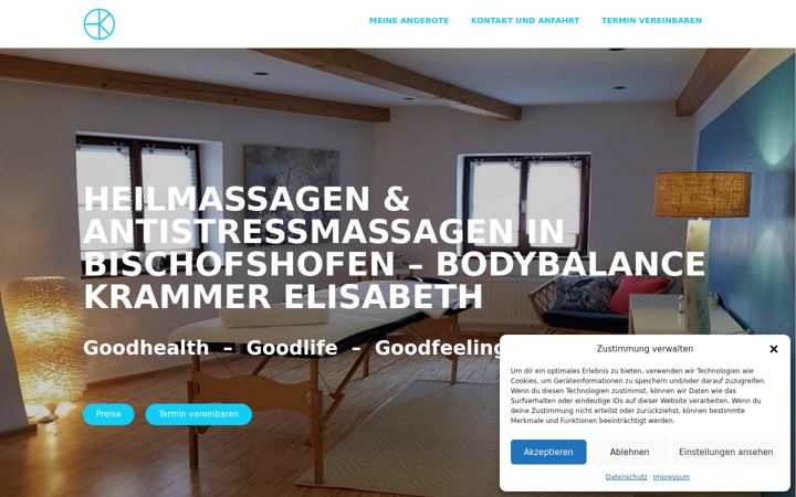 Screenshot of bodybalance-massage.at