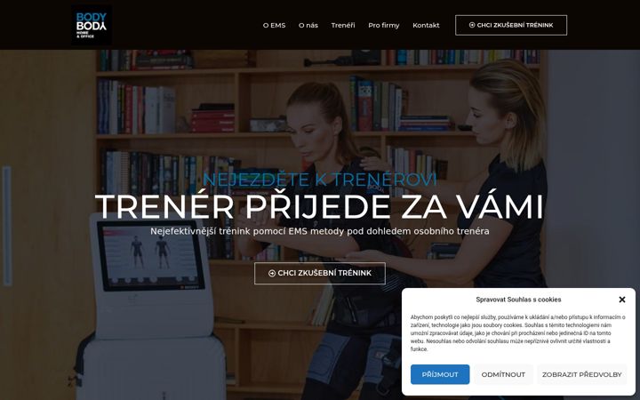Zrzut ekranu bodybodytrener.cz