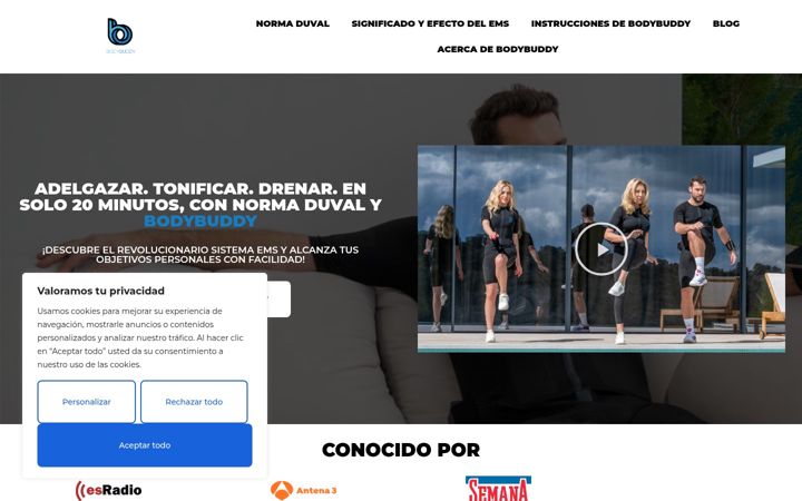 Zrzut ekranu bodybuddy.es
