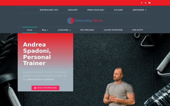 Screenshot of bodybuilding-natural.com