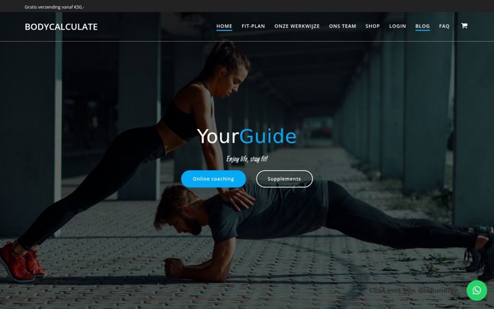 Skjermbilde av bodycalculate.nl