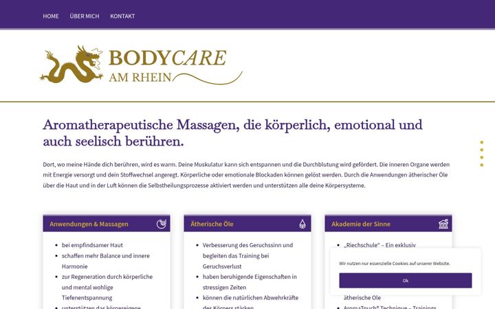 Skjermbilde av bodycare-am-rhein.de