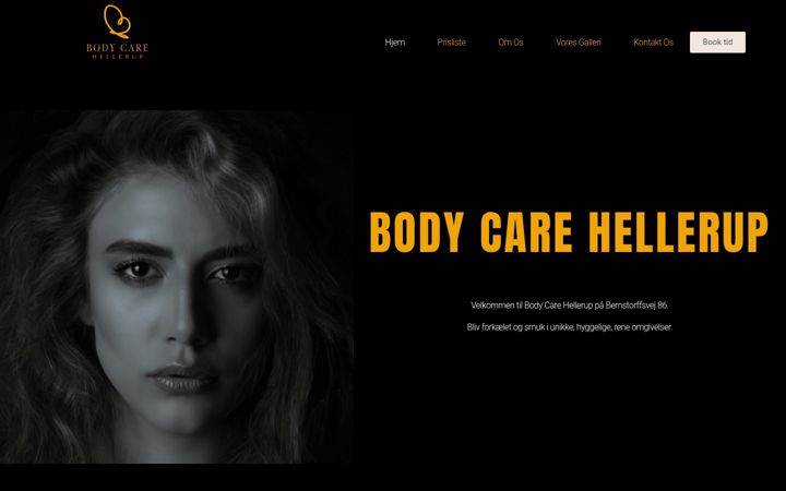 Screenshot of bodycarehellerup.dk