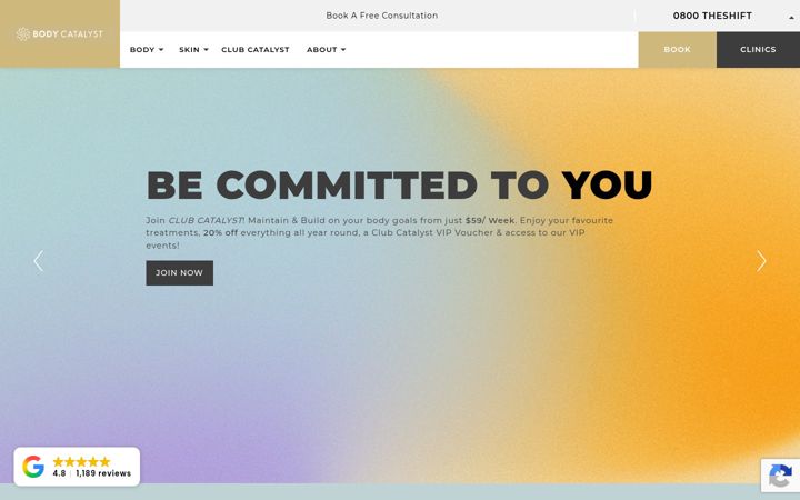Screenshot of bodycatalyst.co.nz