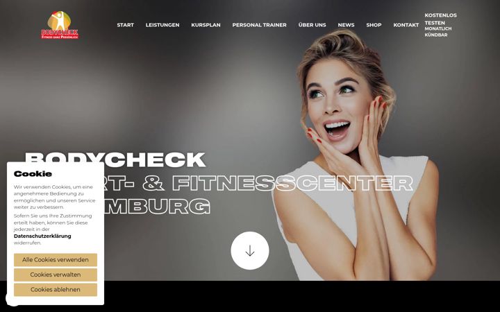 Screenshot of bodycheckcenter.de