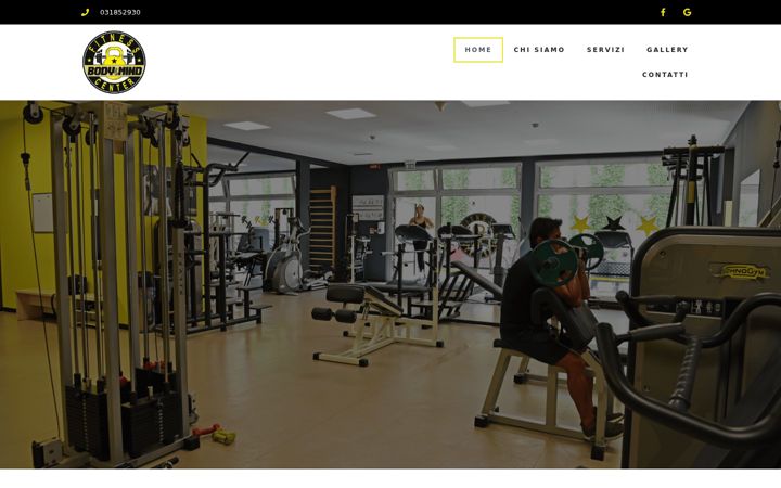 Screenshot of bodyemind-fitnesscenter.it