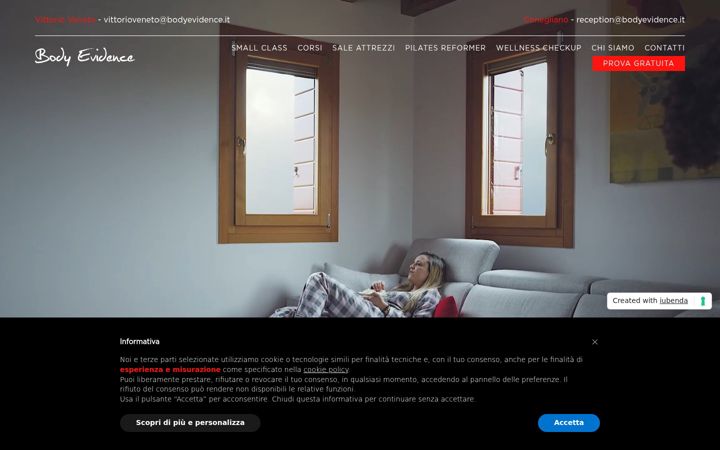 Screenshot of bodyevidence.net